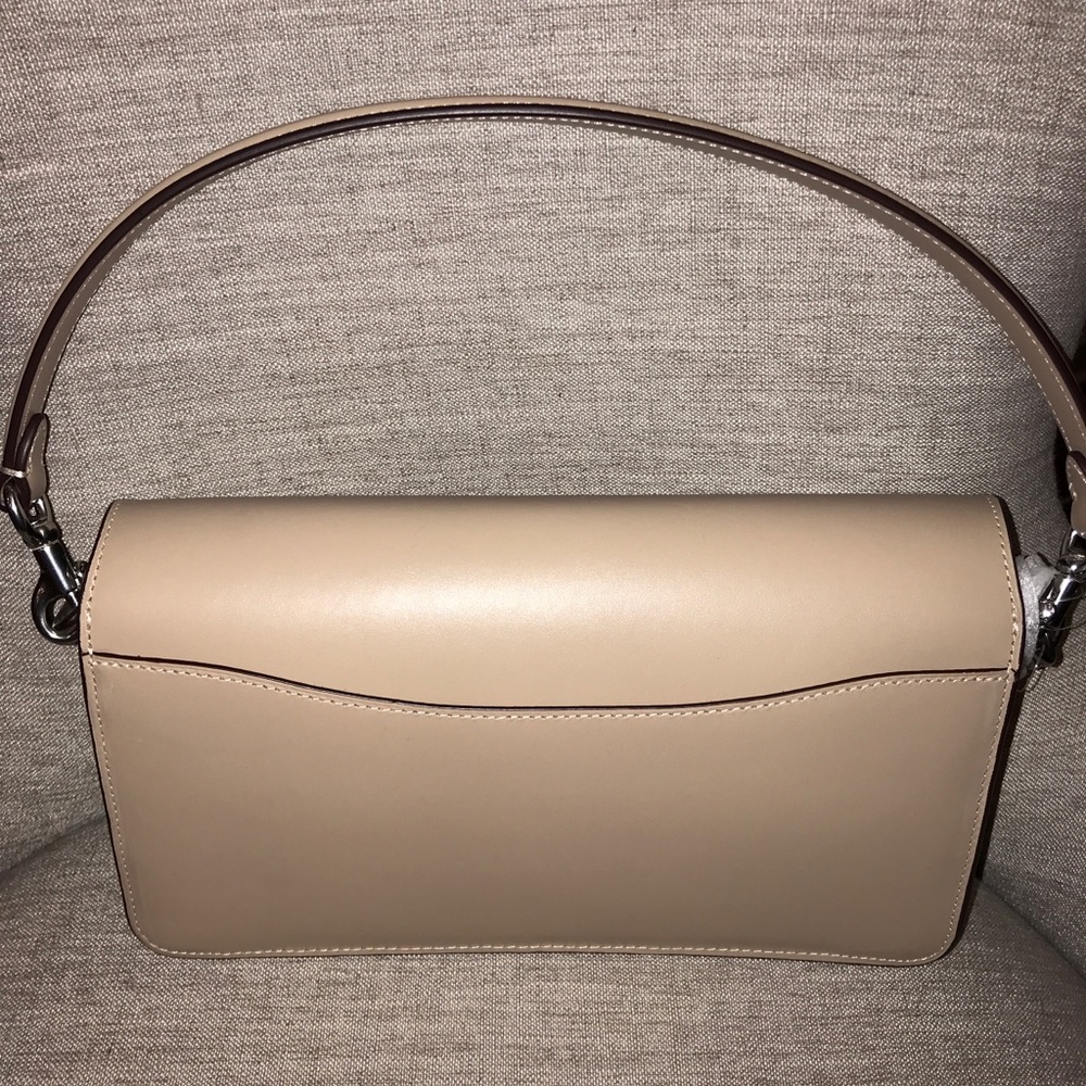 Coach Tabby 26 Signature Taupe/Silver Shoulder Bag - Picture 7 of 13